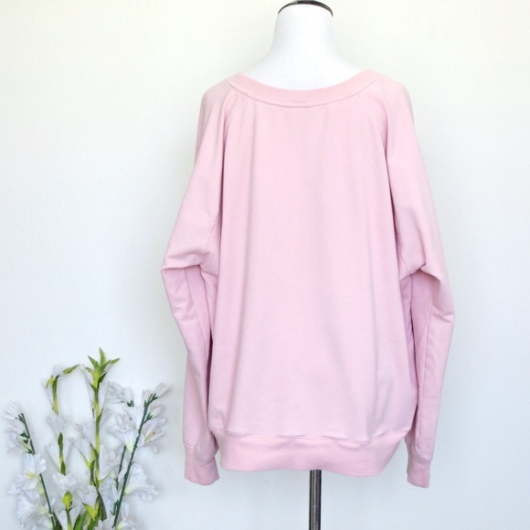 Wildfox Sweatshirt Coffee and Sunshine Sweatshirt Pink Red SZ S - Picture 4 of 9